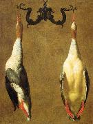 Dandini, Cesare Two Hanged Teals oil painting artist